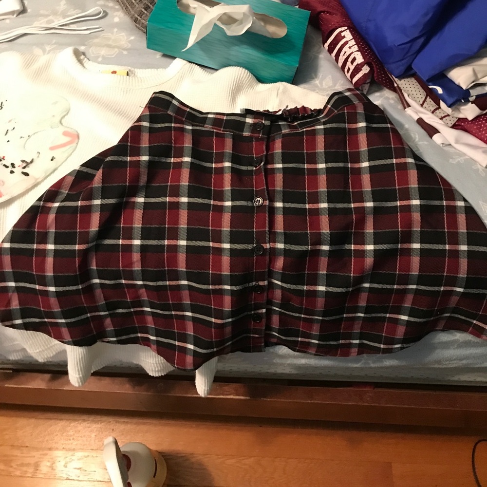 Plaid skirt